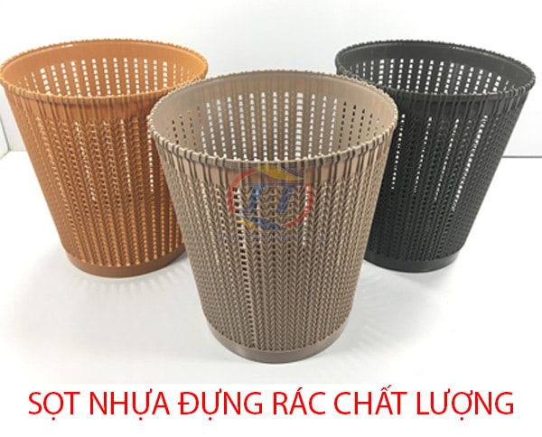 Tìm hiểu về các loại sọt rác nhựa trên thị trường