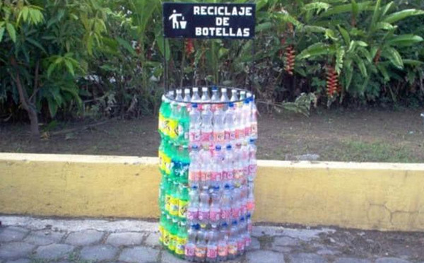 Hướng dẫn cách làm thùng rác bằng chai nhựa