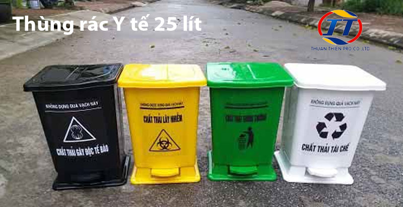 thùng rác y tế 25 lít