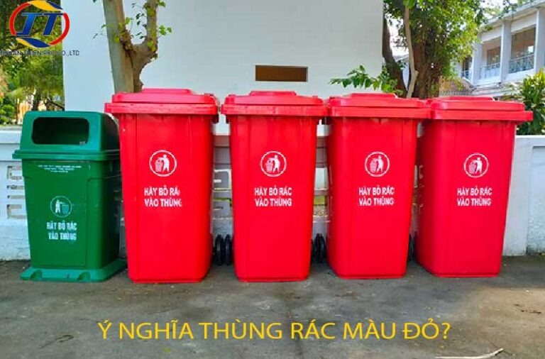 Ý nghĩa của thùng rác màu đỏ là gì?